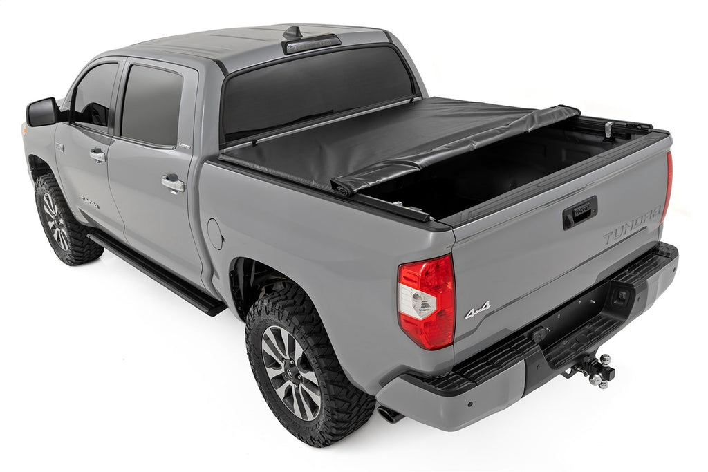 Rough Country 42419550 Soft Roll-Up Bed Cover for Select Toyota Tundra