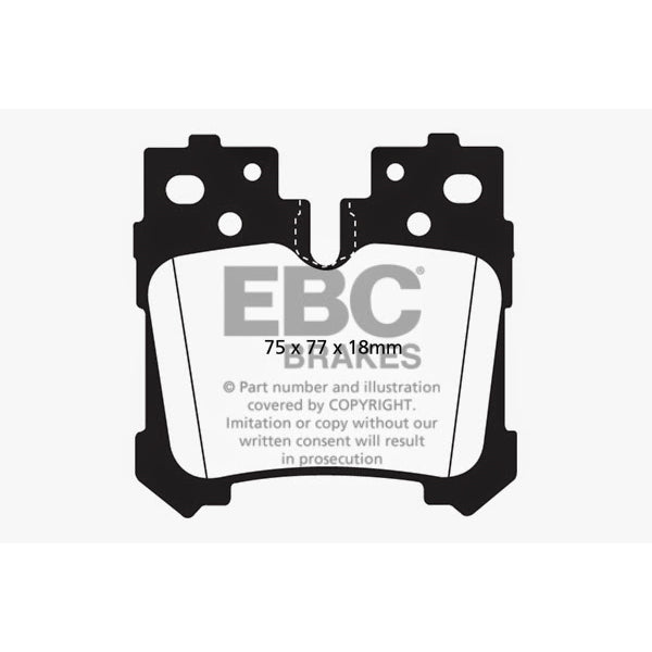 07-Lexus-Ls460-4.6-Redstuff-Rear-Brake-Pads