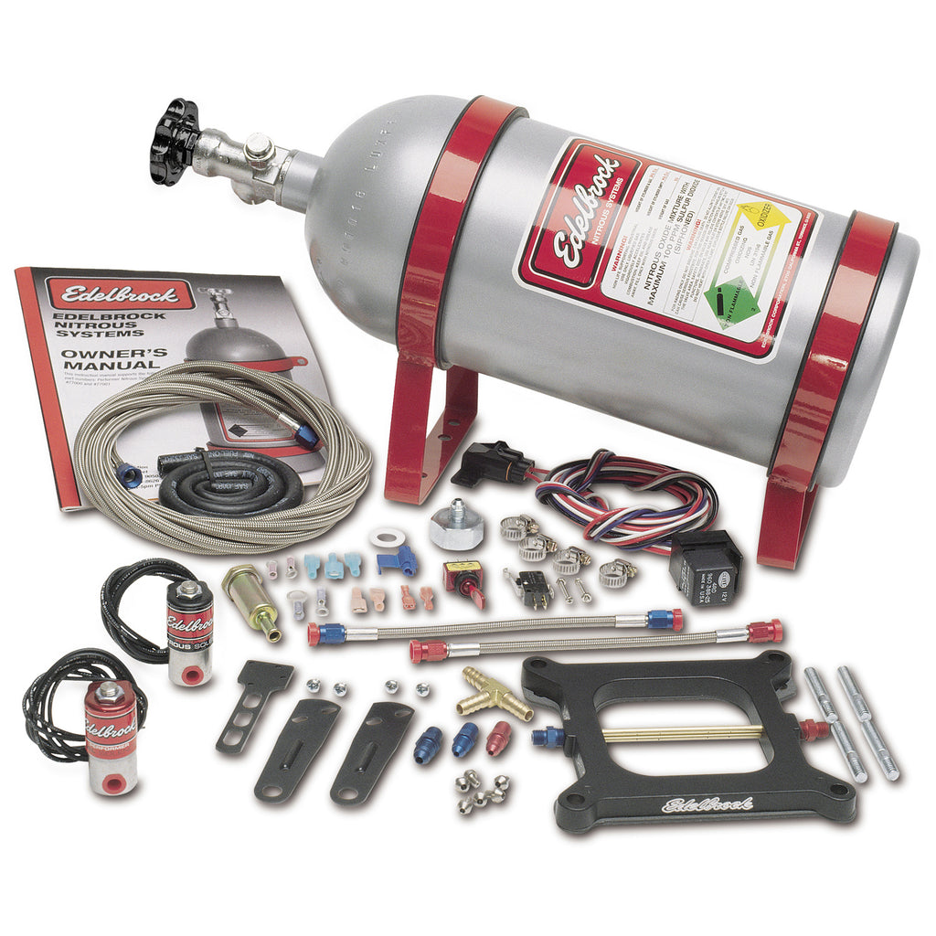 Edelbrock 70001 Nitrous Oxide Injection System Kit for Select Buick Apollo, Buick Centurion, Buick Century, Buick Electra, Buick Estate Wagon, Buick GS, Buick GS 350, Buick GS 400, Buick GS 455, Buick Gran Sport, Buick LeSabre, Buick Regal, Buick