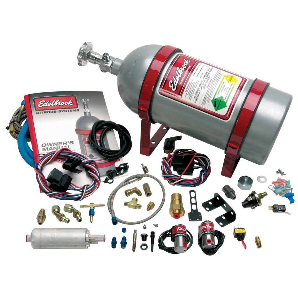 Edelbrock 70402 Nitrous Oxide Injection System Kit for Select Ford Mustang