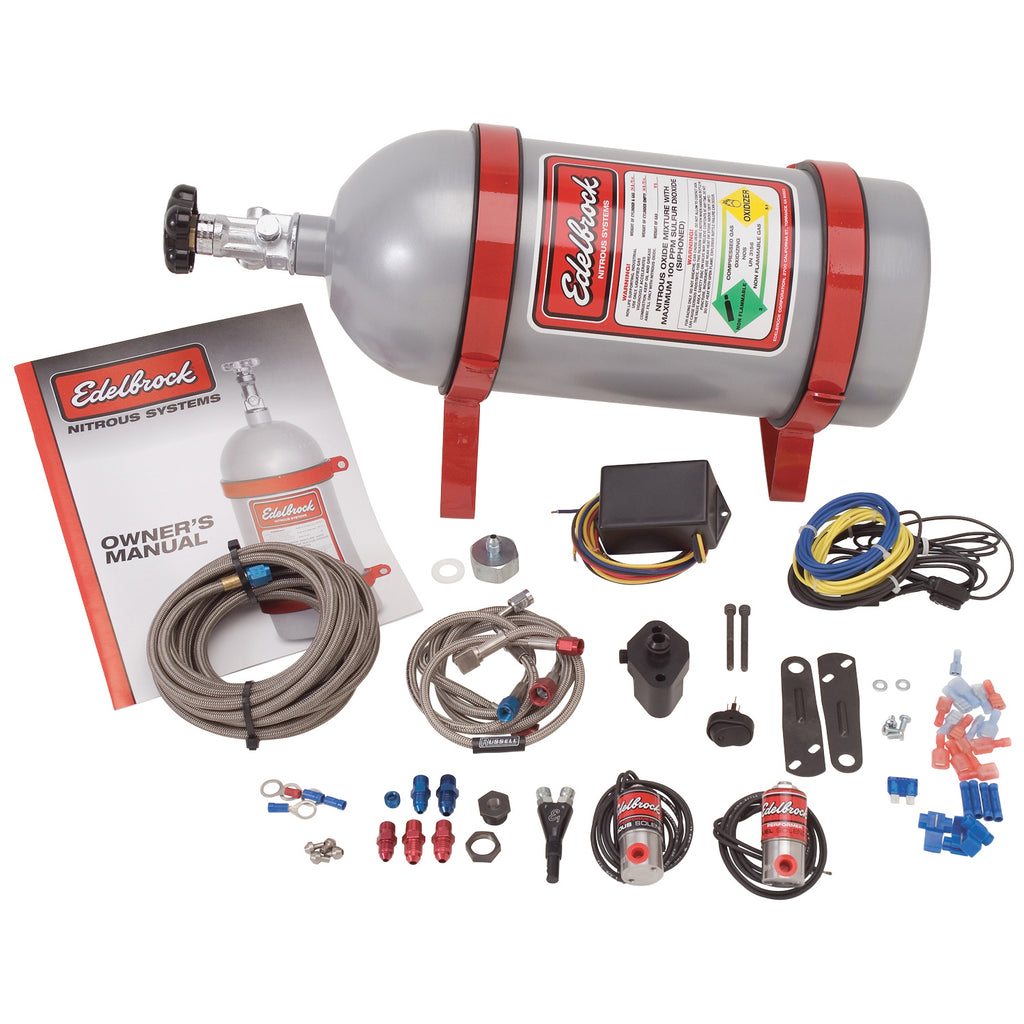 Edelbrock 70415 Nitrous Oxide Injection System Kit for Select Ford Mustang