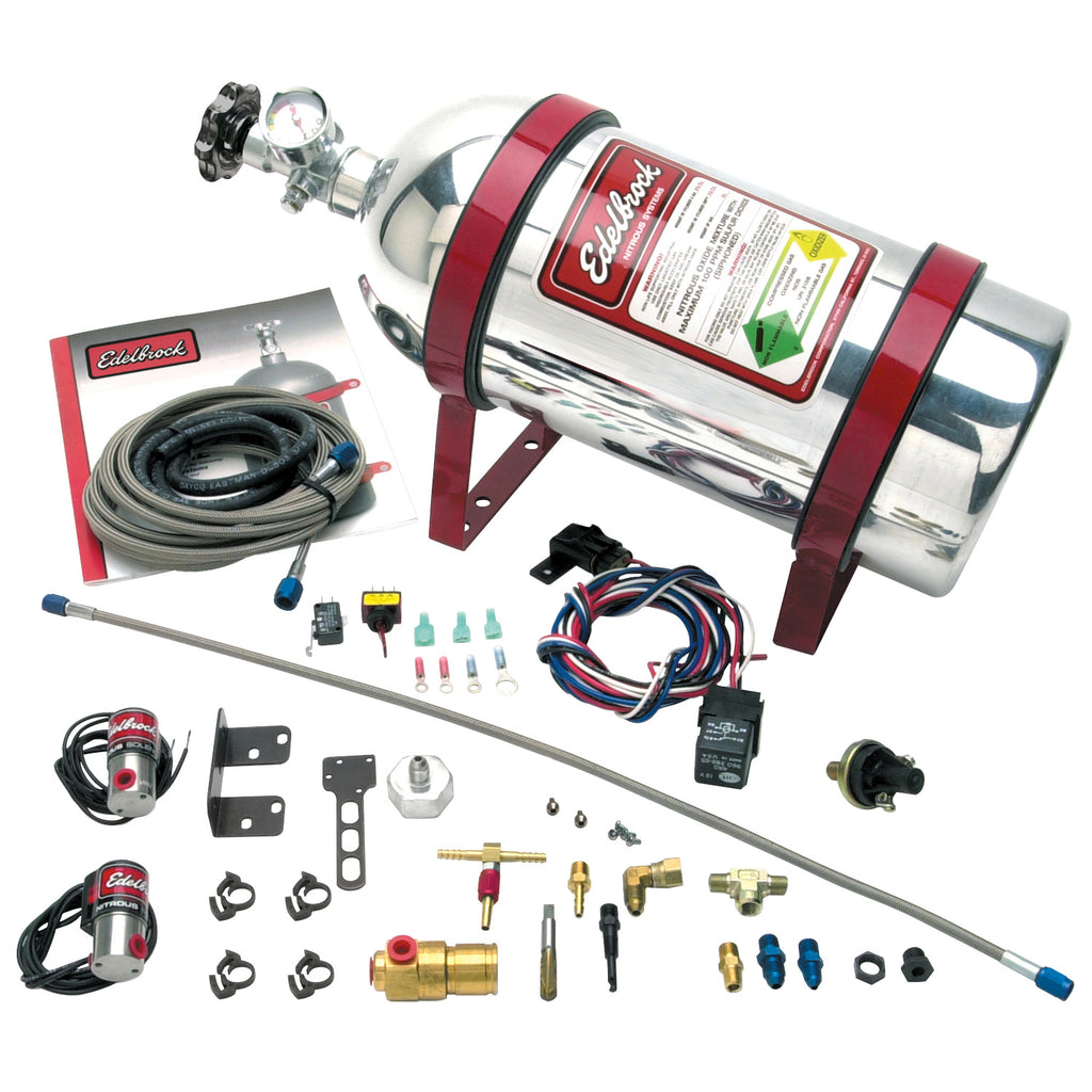 Edelbrock 71006 Nitrous Oxide Injection System Kit for Select Buick Century, Buick Commercial Chassis, Buick Electra, Buick LaCrosse, Buick LeSabre, Buick Lucerne, Buick Park Avenue, Buick Reatta, Buick Regal, Buick Riviera, Buick Roadmaster, Buick