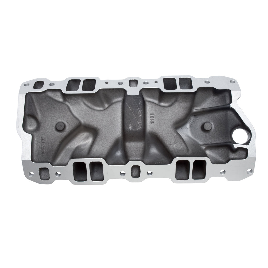 Edelbrock 71013 Performer RPM Small Block Chevy Black Intake Manifold