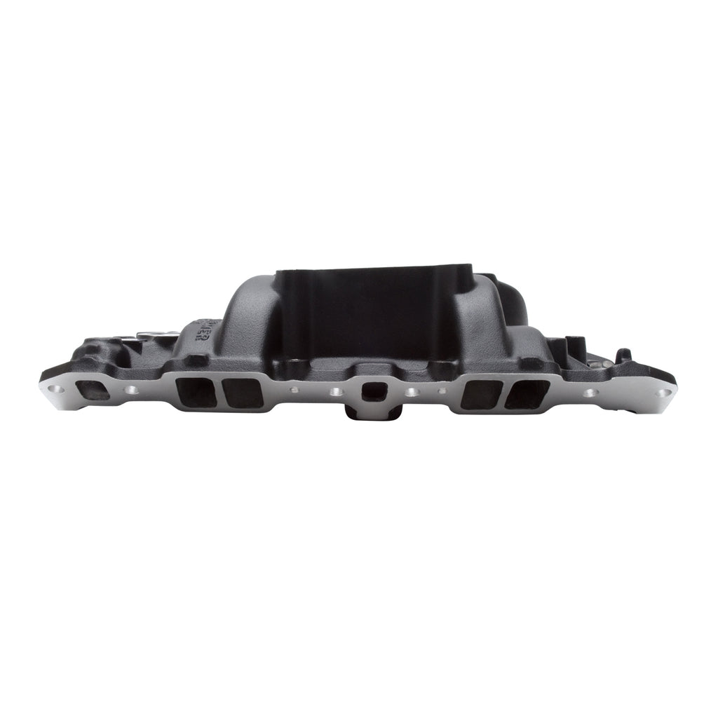 Edelbrock 71013 Performer RPM Small Block Chevy Black Intake Manifold