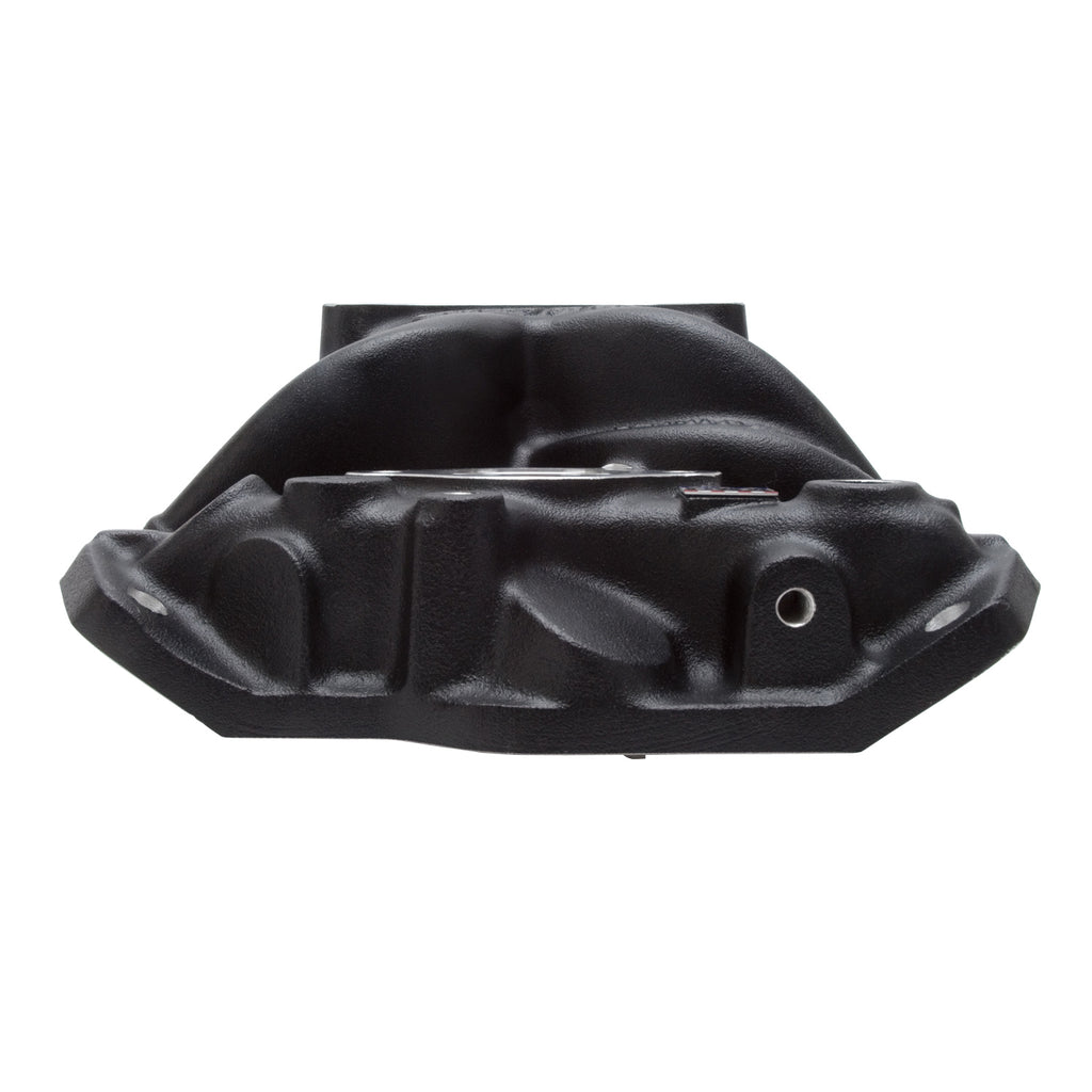Edelbrock 71013 Performer RPM Small Block Chevy Black Intake Manifold