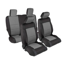 Load image into Gallery viewer, 0712-Jk-2-Dr-Neoprene-Front-And-Rear-Seat-Cover-Set;-BlackCharcoal