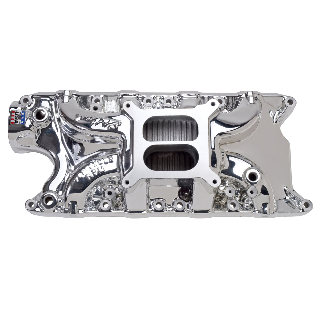 Edelbrock 71214 Engine Intake Manifold for Select AC Shelby Cobra, DeTomaso Mangusta, Ford 300, Ford Bronco, Ford Country Sedan, Ford Country Squire, Ford Custom, Ford Custom 500, Ford E-100 Econoline, Ford E-100 Econoline Club Wagon, Ford E-150