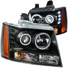 Load image into Gallery viewer, 0713-Avalanche0714-SuburbanTahoe-Projector-Black-Clear-Amber(Ccfl)Headlights-DrivPass