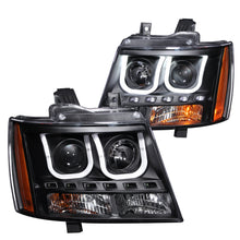 Load image into Gallery viewer, 0713-Avalanche0714-SuburbanTahoe-Projector-WUbar-Black-Clear-Headlights-DrivePass