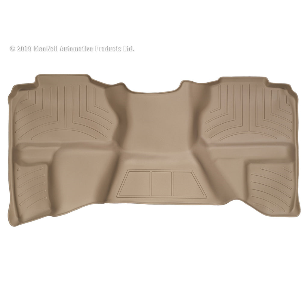 0713-SierraSilverado-Extended-Cab-Rear-Floorliner-Tan