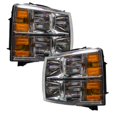 Load image into Gallery viewer, 0713-Silverado-0711-Silverado-All-White-Led-Hlwhite-DriverPassenger