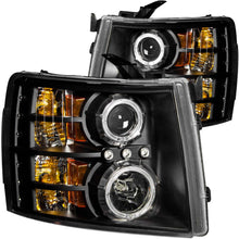Load image into Gallery viewer, 0713-Silverado-15000714-Silverado-25003500-Projetor-HL-Black-Halo-DrivePass