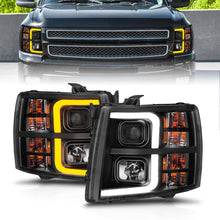 Load image into Gallery viewer, 0713-Silverado-1500250035000913-Silverado-1500-Hybrid-Projector-WLight-Bar-Black-Housing