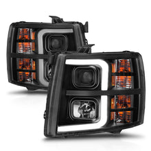 Load image into Gallery viewer, 0713-Silverado-1500250035000913-Silverado-1500-Hybrid-Projector-WLight-Bar-Black-Housing