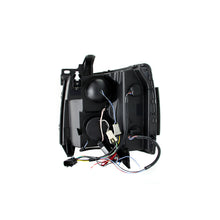 Load image into Gallery viewer, 0713-Silverado-1500Silverado-25003500-Headlights-Black-Clear-Projectors-With-Halos-DrivPass