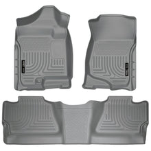 Load image into Gallery viewer, 0713-SilveradoSierra-15000714-25003500-Crew(Not-WManual-Shifter)Front--2Nd-Seat-Flr-Lnrs-Grey