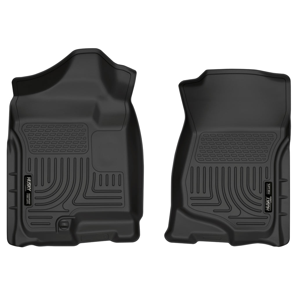 0713-SilveradoSierra-15000714-SilveradoSierra-25003500-ExtCrew-Cab-Front-Floor-Liners-Black