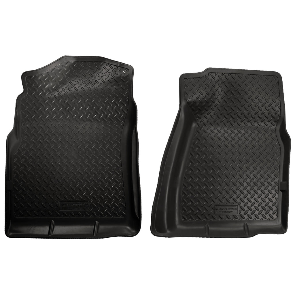 0713-SilveradoSierra-15000714-SilveradoSierra-25003500-Reg-Cab-Front-Floor-Liners-Black