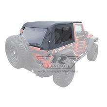 Load image into Gallery viewer, 0713-Wrangler-Jk-2-Dr-Frameless-Soft-Top-Kit-Sailcloth-WTinted-Windows-Black-D