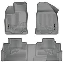 Load image into Gallery viewer, 0714-Edge-0715-Mkx-Front2Nd-Seat-Liners-Weatherbeater-Grey