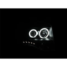 Load image into Gallery viewer, 0714-Expedition-Headlights-Black-Clear-Projector-With-Amber-DriverPassenger