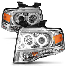 Load image into Gallery viewer, 0714-Expedition-Projector-Headlights-With-Chrome-Housing(Set-Of-2)DrivePass