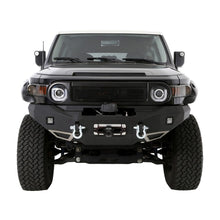 Load image into Gallery viewer, 0714-Fj-Cruiser-M1-Winch-Mount-Front-Bumper-WPair-Of-S4-Spot-And-Flood-Lights