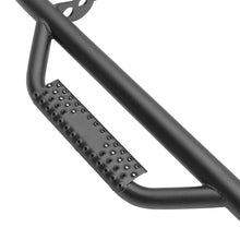 Load image into Gallery viewer, 0714-Fj-Cruiser-Wheel-To-Wheel-Nerf-Steps-WCleated-Steps;-Black-Powder-Coat