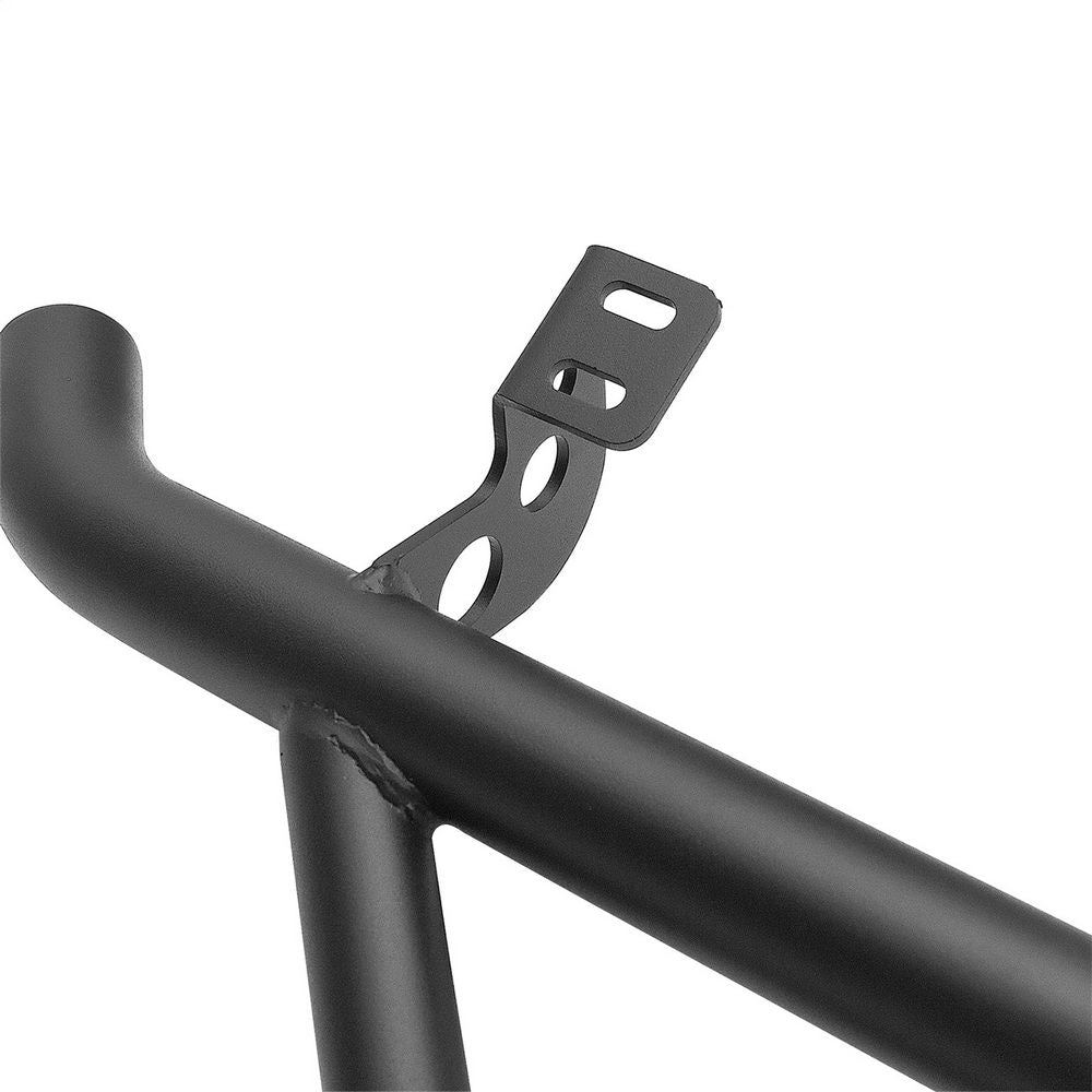 0714-Fj-Cruiser-Wheel-To-Wheel-Nerf-Steps-WCleated-Steps;-Black-Powder-Coat