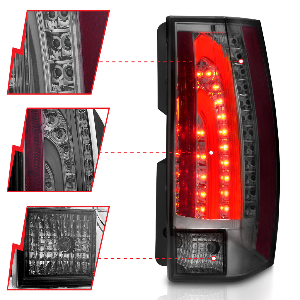 0714-Suburban-15002500TahoeYukon-Denali-Inc-Xl-Led-Taillights-Smoke-G6escalade-Look-DrivePass