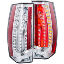 Load image into Gallery viewer, 0714-Suburban-15002500TahoeYukonDenali-Inc-Xl-Led-Tail-Lights-Chrome-Clear-G6-Escalade-Look