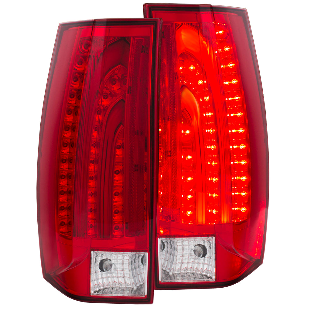 0714-Suburban-15002500TahoeYukonDenali-Inc-Xl-Led-Tail-Lights-RedClear-G6-Escalade-Look