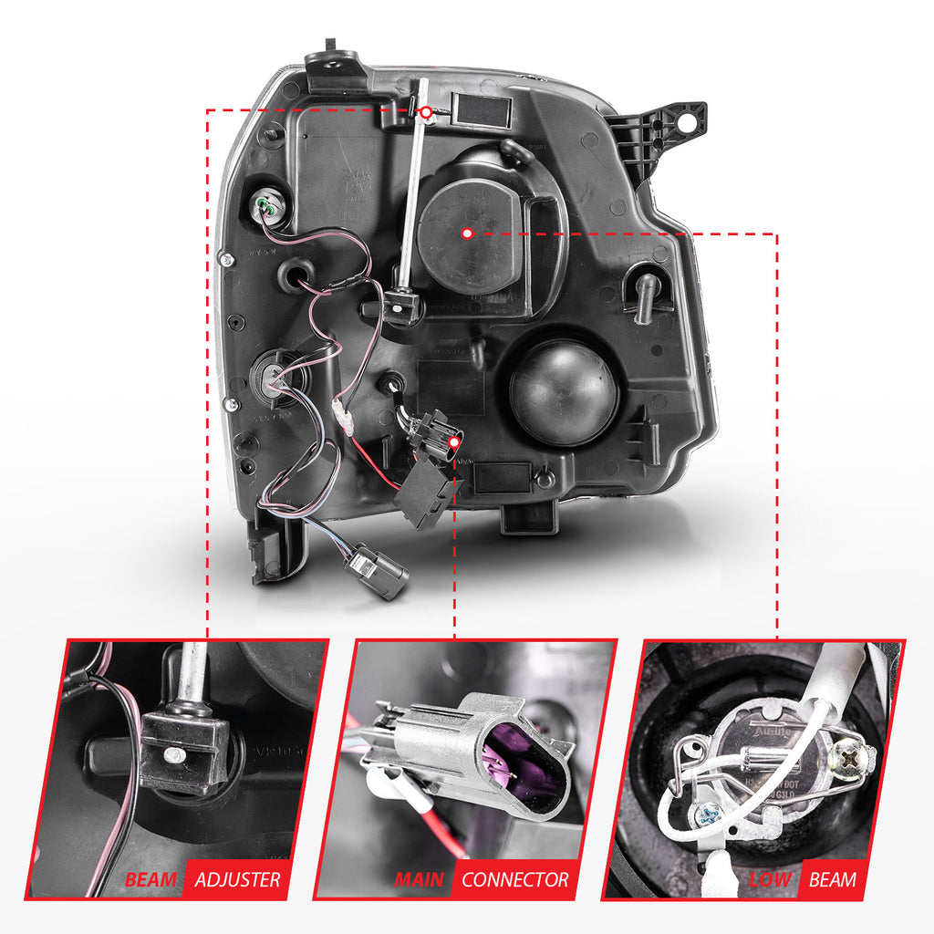 0714-YukonYukon-XlDenali-Projector-Halo-Chrome-Clear-Amber(Ccfl)Headlight-DrivePass