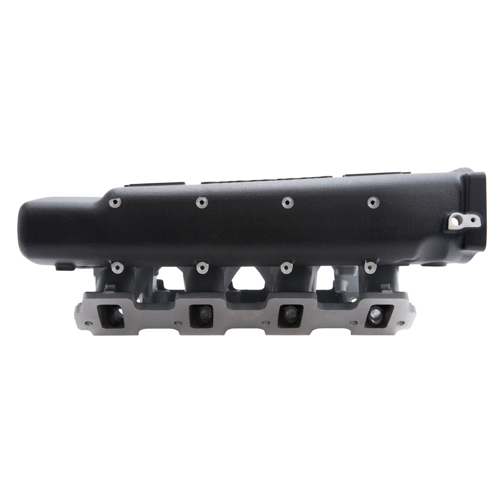 Edelbrock 71413 Cross-Ram Small Block Chevy LS3 Black Intake Manifold for Select Cadillac Escalade, Cadillac Escalade ESV, Cadillac Escalade EXT, Chevrolet Avalanche, Chevrolet Camaro, Chevrolet Corvette, Chevrolet SS, Chevrolet Silverado 1500, Chevrolet