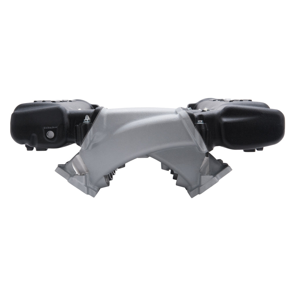 Edelbrock 71413 Cross-Ram Small Block Chevy LS3 Black Intake Manifold for Select Cadillac Escalade, Cadillac Escalade ESV, Cadillac Escalade EXT, Chevrolet Avalanche, Chevrolet Camaro, Chevrolet Corvette, Chevrolet SS, Chevrolet Silverado 1500, Chevrolet