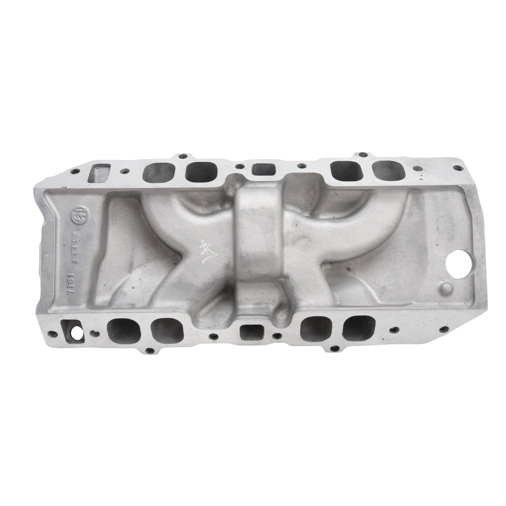 Edelbrock 75611 RPM Air-Gap Big Block Chevy 2-O Polished Intake Manifold for Select Chevrolet Bel Air, Chevrolet Biscayne, Chevrolet Blazer, Chevrolet Brookwood, Chevrolet C10, Chevrolet C10 Pickup, Chevrolet C10 Suburban, Chevrolet C20, Chevrolet C20