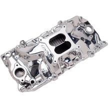 Load image into Gallery viewer, Edelbrock 71614 Engine Intake Manifold for Select Chevrolet Bel Air, Chevrolet Biscayne, Chevrolet Blazer, Chevrolet Brookwood, Chevrolet C10, Chevrolet C10 Pickup, Chevrolet C10 Suburban, Chevrolet C20, Chevrolet C20 Pickup, Chevrolet C20 Suburban,