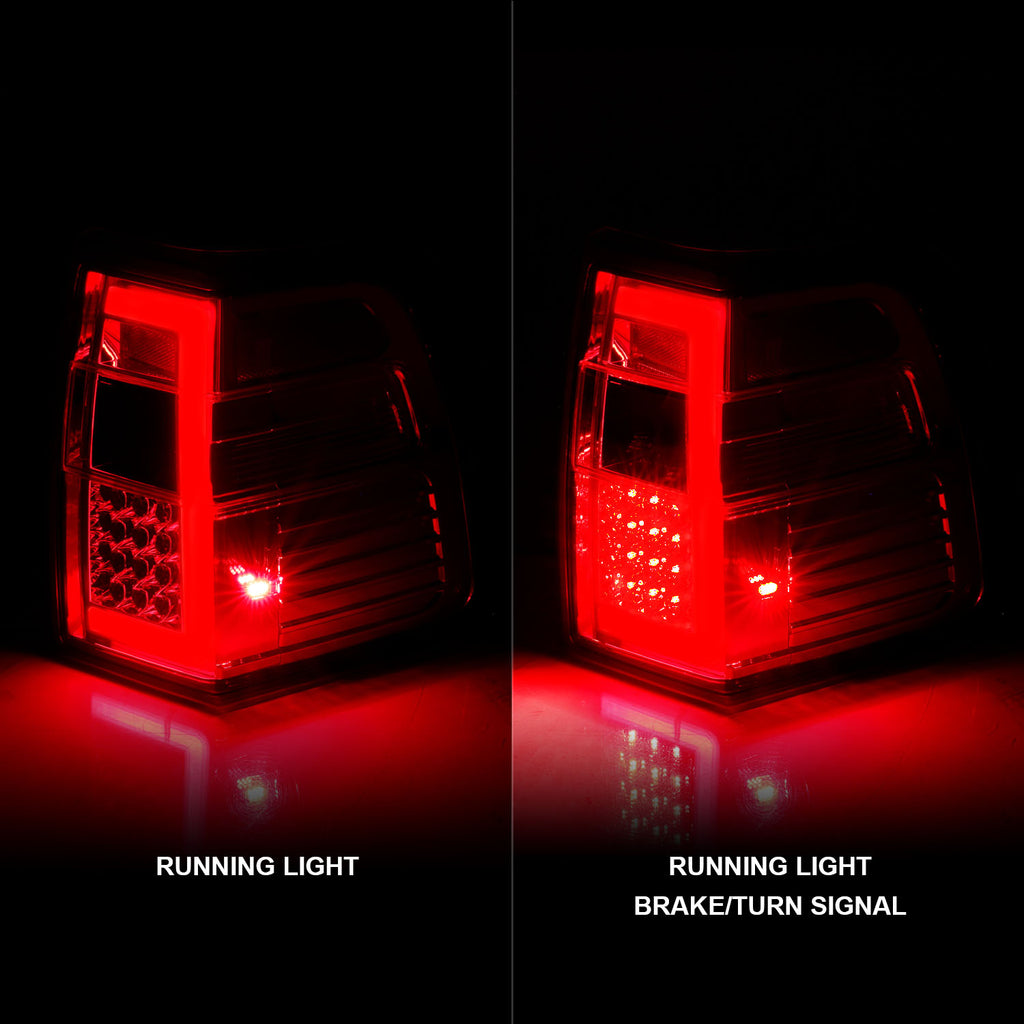 0717-Expedition-Led-Tail-Lights-WLight-Bar-Sequential-Chrome-Housing-RedClear-Lens
