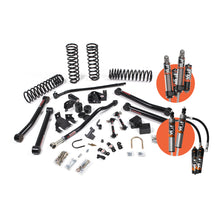 Load image into Gallery viewer, 0718-Jeep-Wrangler-Jk-2Dr-3.5In-Jkonnect-Lift-Kitfox-2.5-Pes-RR-Dsc-Shocks