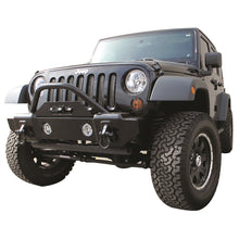 Load image into Gallery viewer, 0718-JkJl-Recovery-Bumper-Mass-Articulation-Stubby-Front-WStinger-Textured