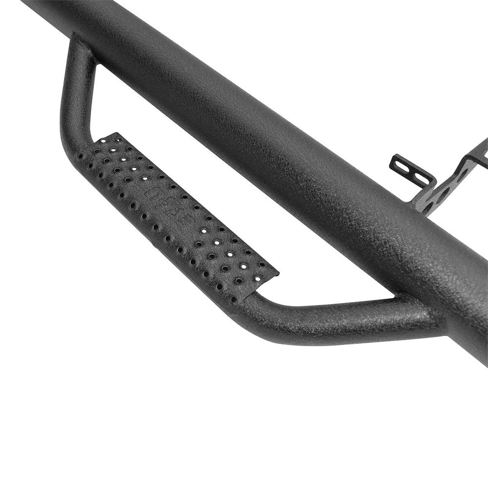 0718-Wrangler-4Dr-Wheel-To-Wheel-Nerf-Steps-WCleated-Steps;-Black-Texture