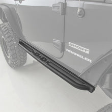 Load image into Gallery viewer, 0718-Wrangler-Jk-2-Door-Src-Side-Armor-Black-Textured