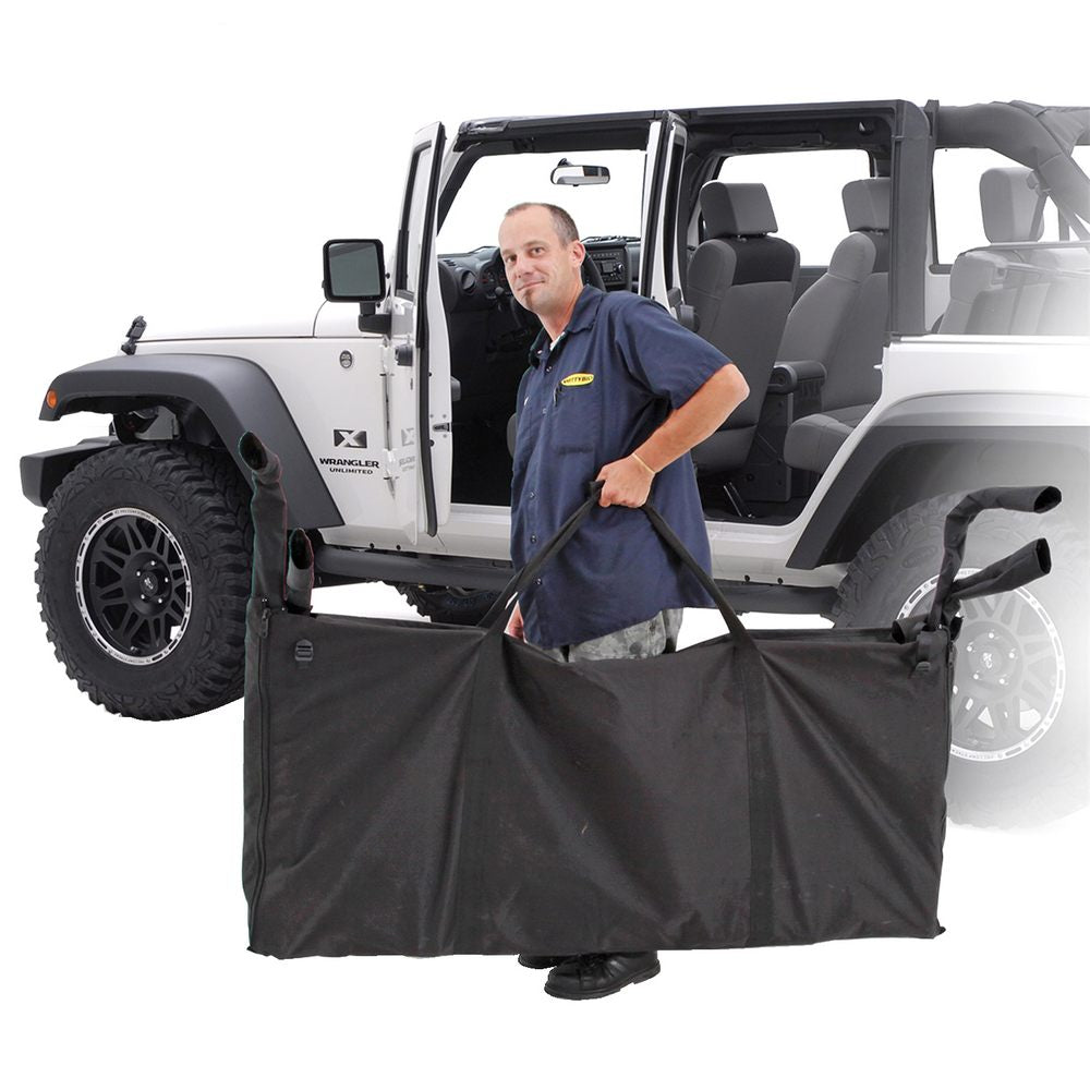 0718-Wrangler-Jk-24-Dr-Soft-Top-Storage-Bag;-Black