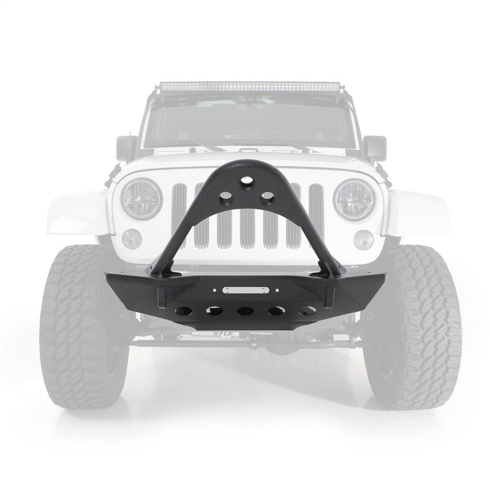 0718-Wrangler-Jk-24-Dr-Src-Front-Stinger-Bumper-WDring-Mounts;-Black-Textured