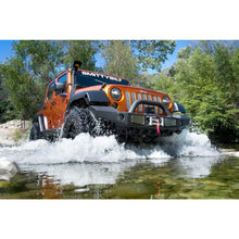Load image into Gallery viewer, 0718-Wrangler-Jk-24-Dr-Xrc-Atlas-Front-Bumper-WGrille-Guard--Fog-Light-Holes;-Black