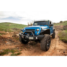 Load image into Gallery viewer, 0718-Wrangler-Jk-24-Dr-Xrc-Atlas-Front-Bumper-WGrille-Guard--Fog-Light-Holes;-Black