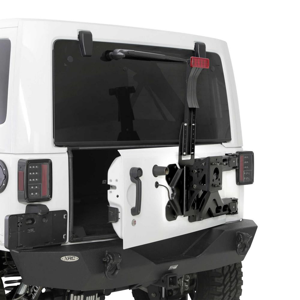 0718-Wrangler-Jk-24Dr-Pivot-Heavyduty-Oversize-Tire-Carrier;-Black