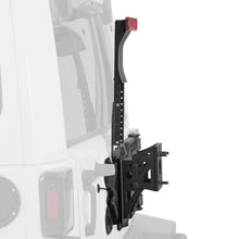Load image into Gallery viewer, 0718-Wrangler-Jk-24Dr-Pivot-Heavyduty-Oversize-Tire-Carrier;-Black