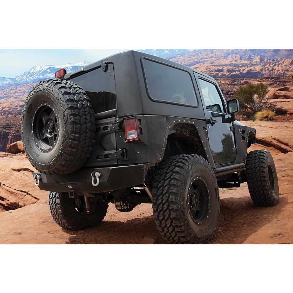0718-Wrangler-Jk-24Dr-Pivot-Heavyduty-Oversize-Tire-Carrier;-Black