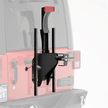Load image into Gallery viewer, 0718-Wrangler-Jk-24Dr-Src-Oversize-Tire-Carrier;-Holds-Up-To-37In-Tire;-Textured-Black